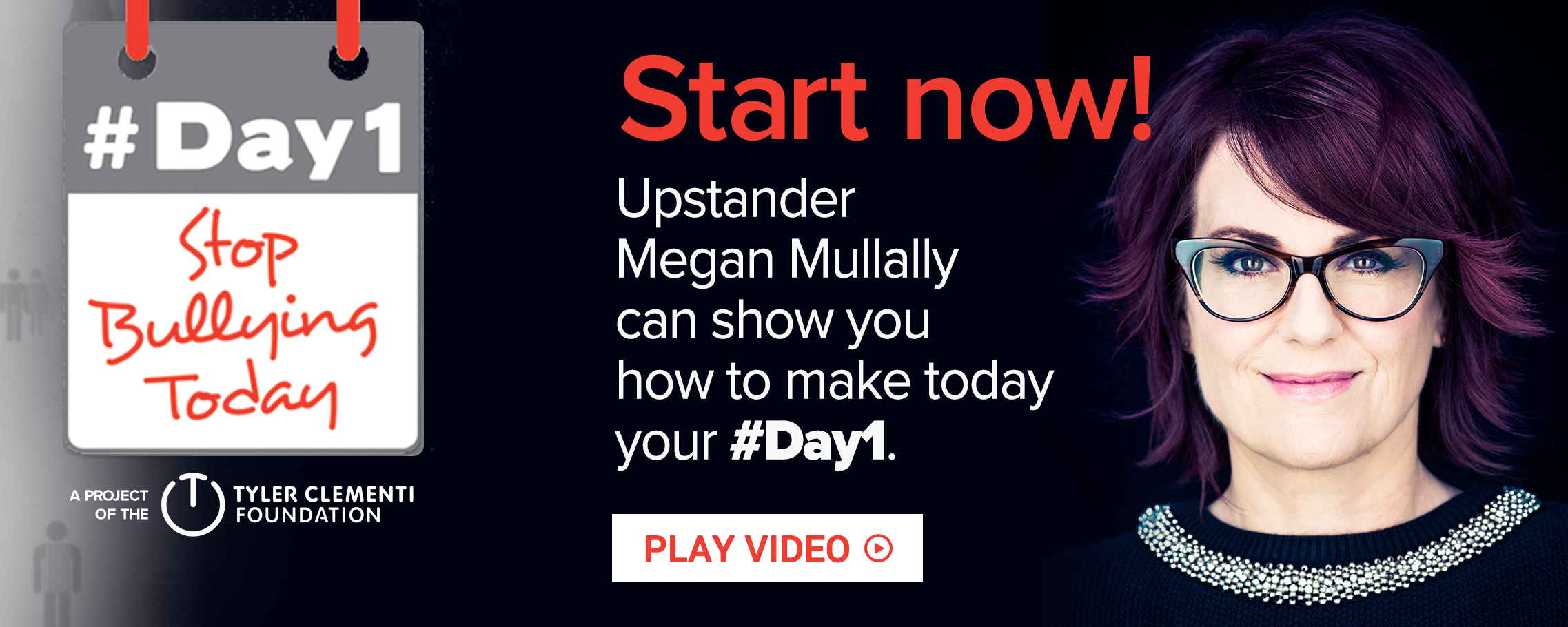 Watch Megan Mullally video about how to begin #Day1